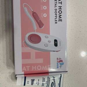 Pink and White Fetal Doppler